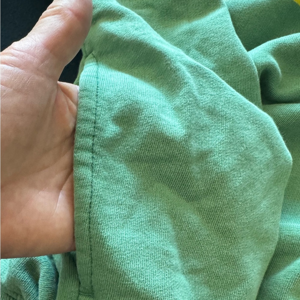 Green &Yellow FREE PEOPLE MOVEMENT Sweatshirt- soft comfy cozy/like NEW💚💛zoom in - Picture 9 of 12